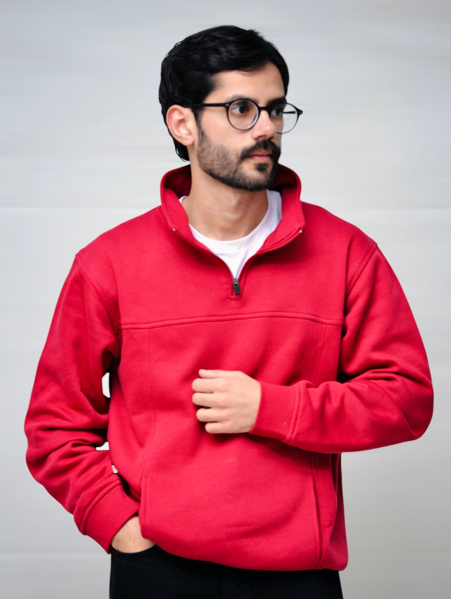 Quarter Zip (Maroon)